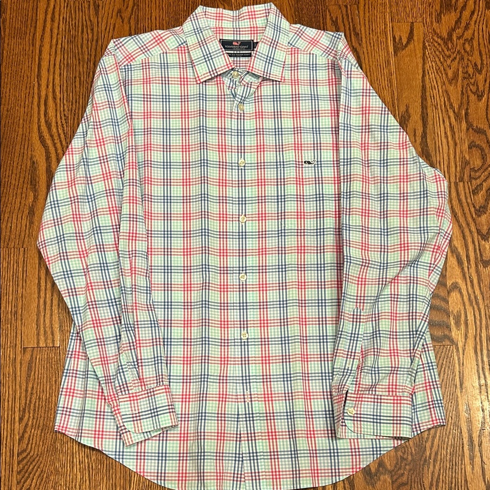 Vineyard Vines Men's Plaid Button Down Shirt